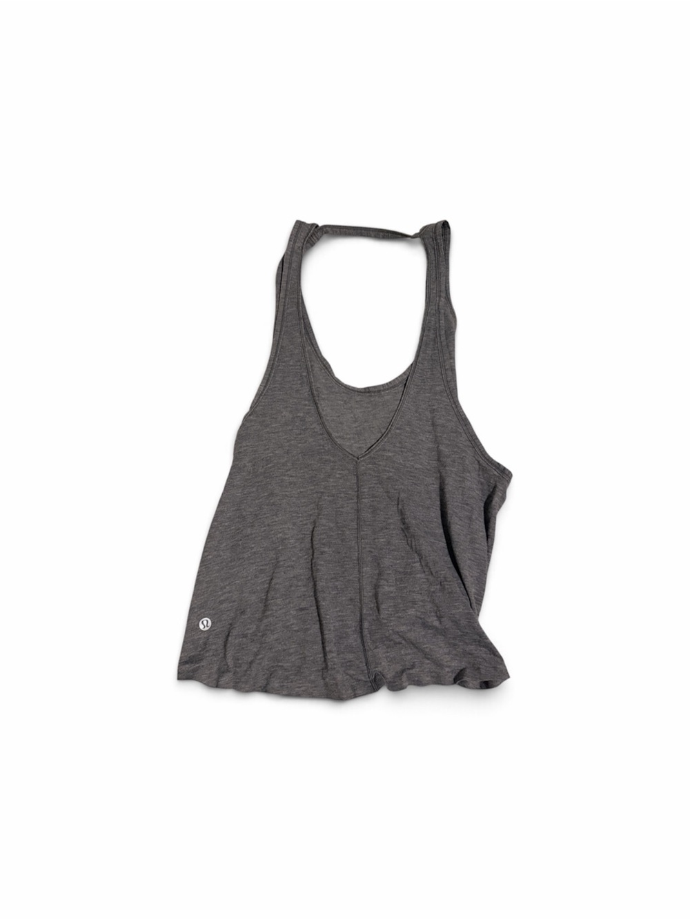 lululemon athletica Charcoal Gray Scoop Neck Racerback Tank